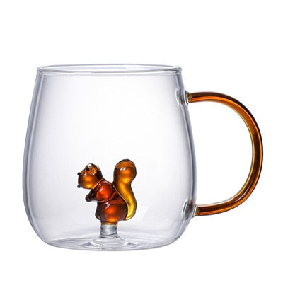 Glass Animal Miniature Mug