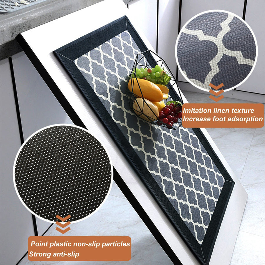 Linen Stripes Kitchen Rugs Set - view 3