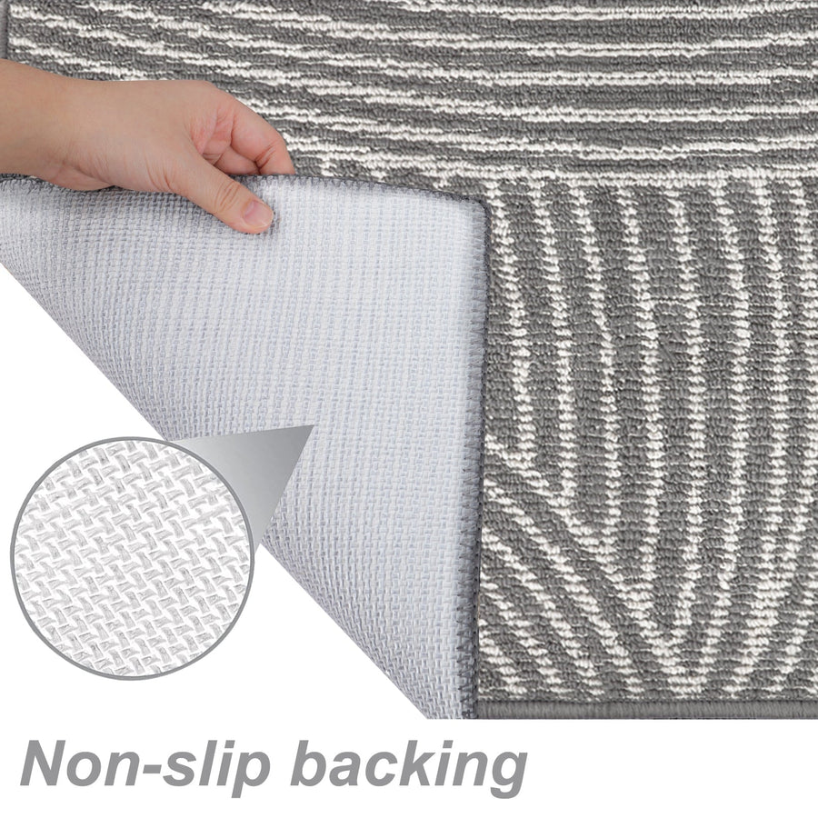 Light Grey Absorbent Entrance Rug - view 4