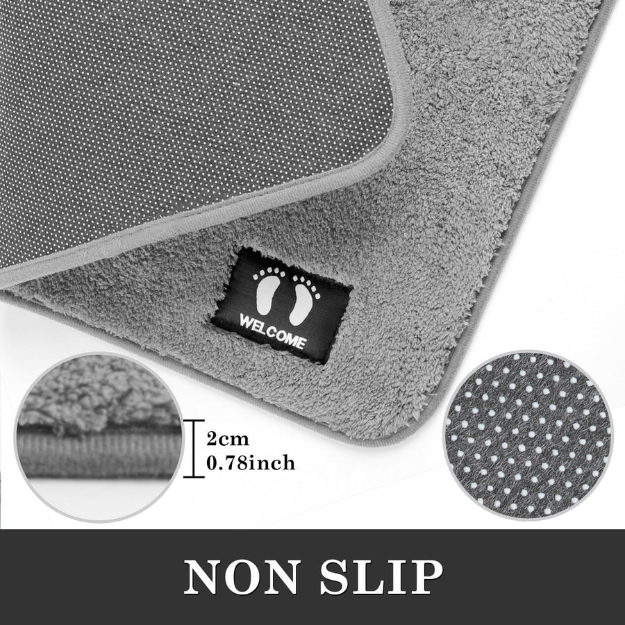 Non-Slip Plush Bathroom Rugs - view 3