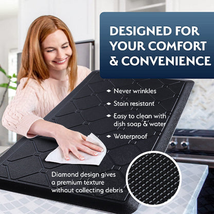 Cushioned Anti-Fatigue Kitchen Mat