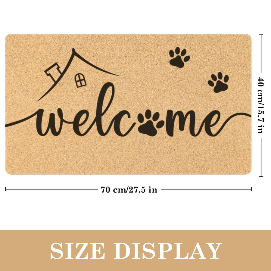 Funny Paw Welcome Mat, Cute PVC Door Mat - view 2