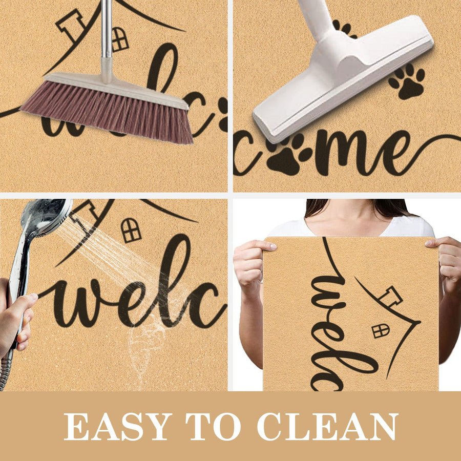 Funny Paw Welcome Mat, Cute PVC Door Mat - view 3