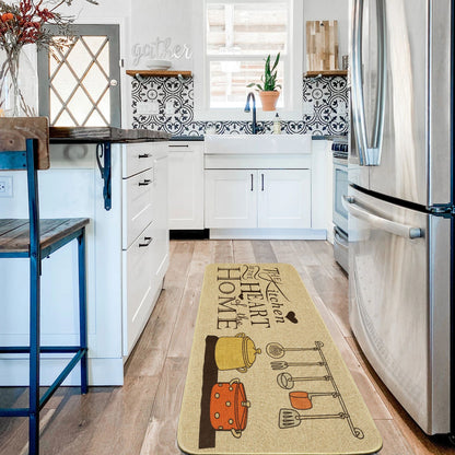 Non Slip Kitchen Rugs Set