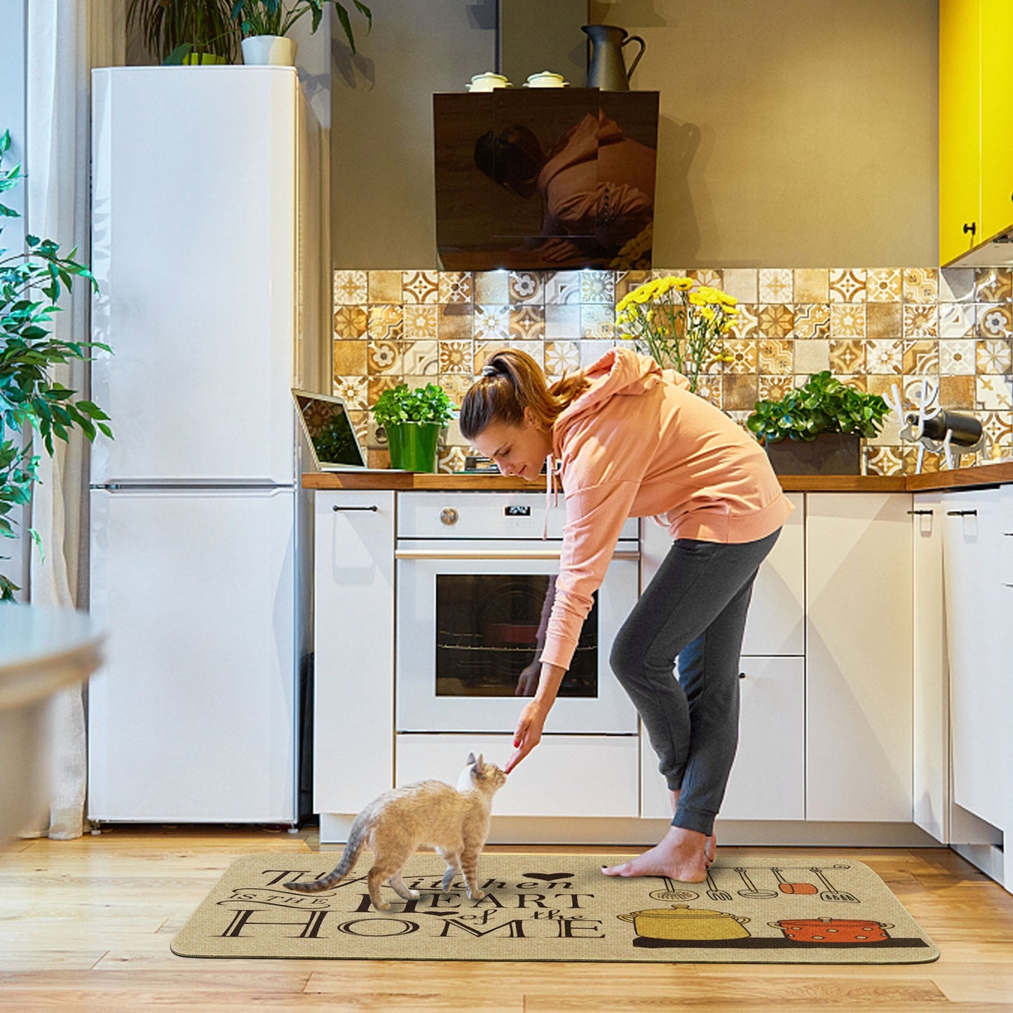 Non Slip Kitchen Rugs Set