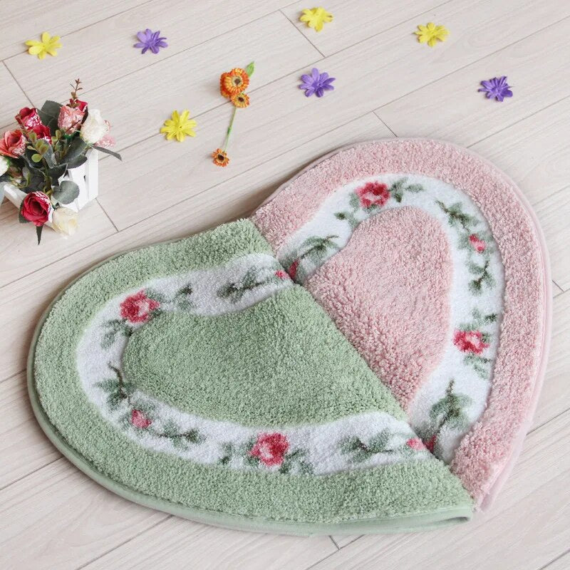 Pastoral Floor Carpet Living Room Bedroom Carpet Area Rug Anti-slip Floor Mat Bathroom Carpet Mat Kitchen Mat Home Textile