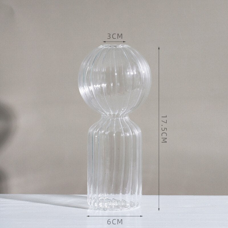 Globe Cylinder Glass Vase