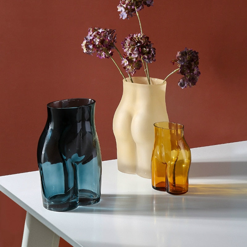 Glass Body Vase