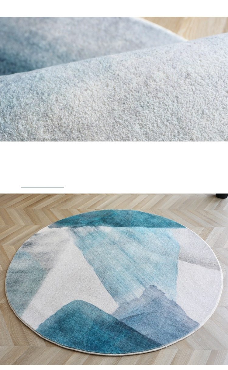 The Kai Pools Round Floor Rugs Collection - Feblilac® Mat