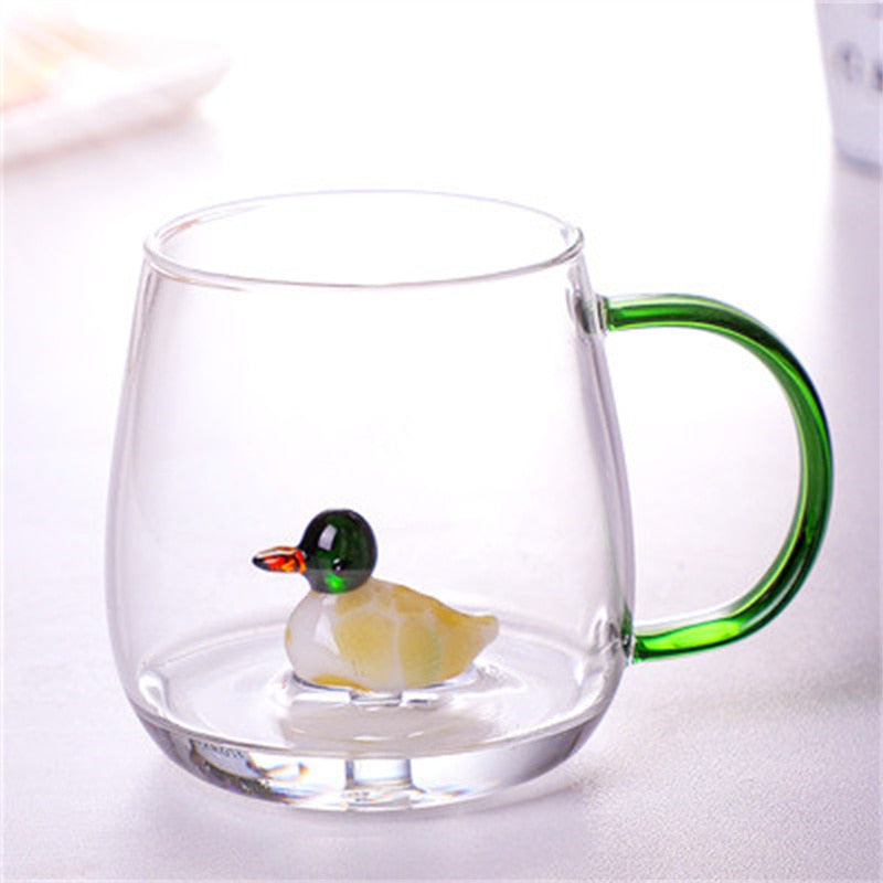 Glass Animal Miniature Mug