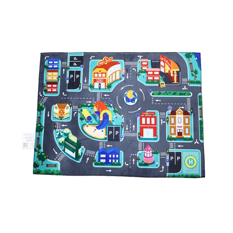 LED Play Carpets Kid Play Road Lighter Rugs Gift Car Area Rugs Floor Mat Anti-slip Floor Mat Home Decor Super - view 4