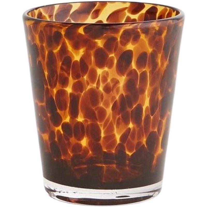 Tortoiseshell Glass Cup