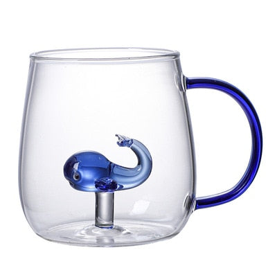 Glass Animal Miniature Mug