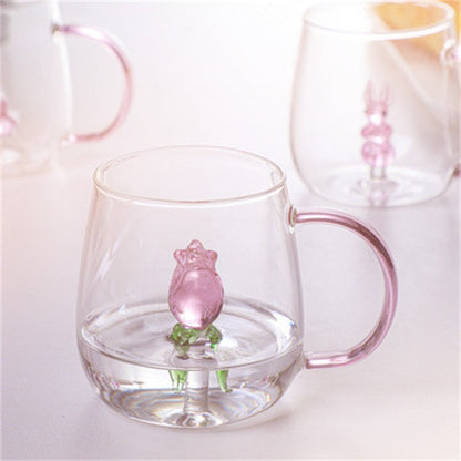 Glass Animal Miniature Mug