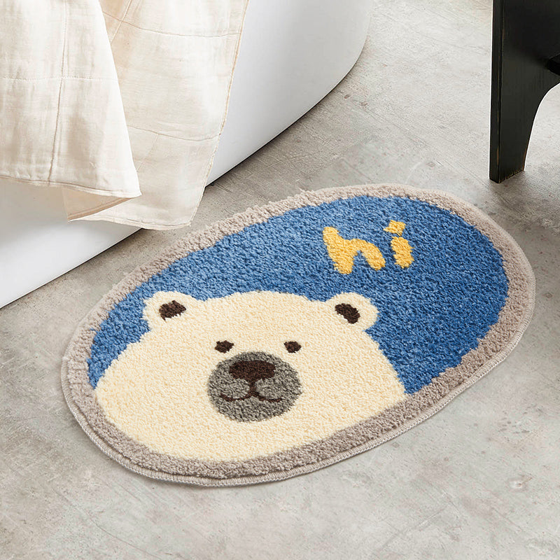 Cute Polar Bear Bathroom Mat, Hi Bath Mat - Feblilac® Mat