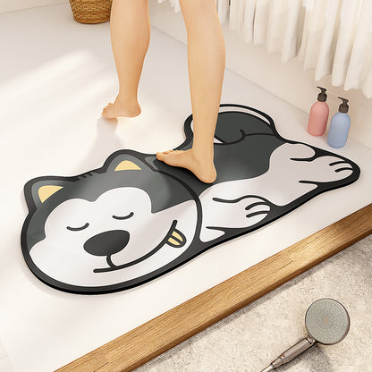 Husky Dog Bath Mat - Feblilac® Mat