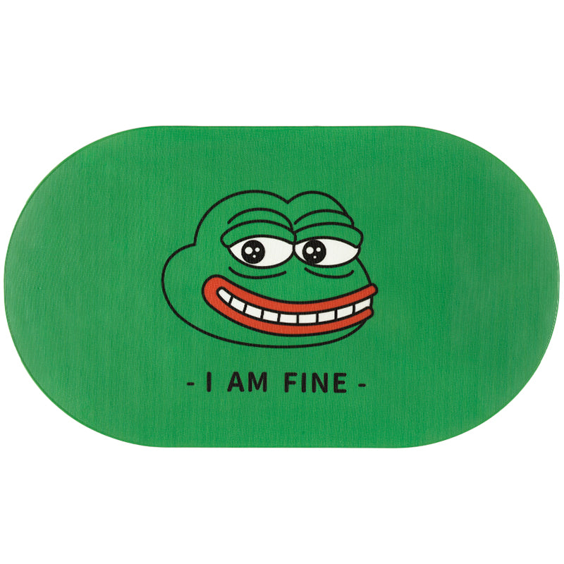 I'm Fine Frog PVC Bathroom Mat - Feblilac® Mat