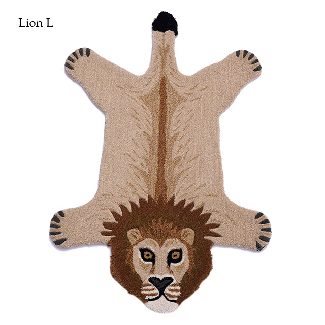 Hand-made Indian Animal Wool and Cotton Mat Rug Carpet - view 5