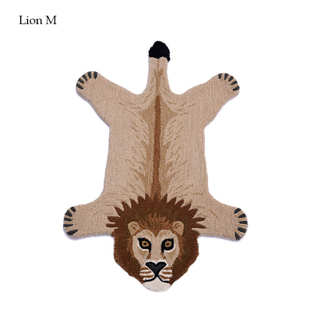 Hand-made Indian Animal Wool and Cotton Mat Rug Carpet - view 4