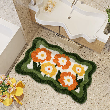 Lovely flowers Bath Mat