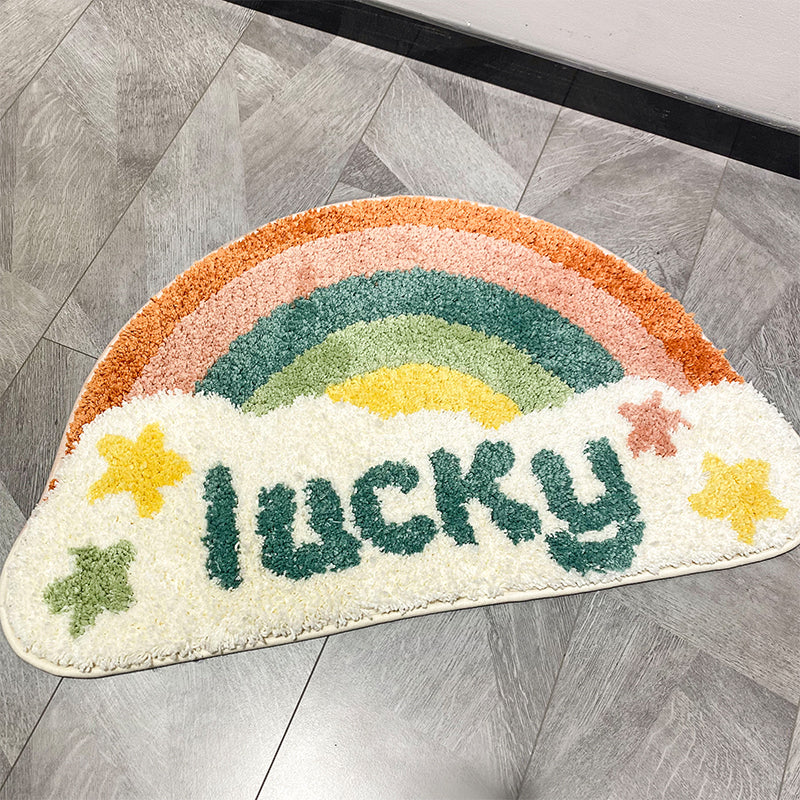 Lucky Rainbow Bath Mat