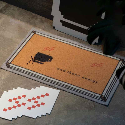 Mosaic Energy Orange Doormat