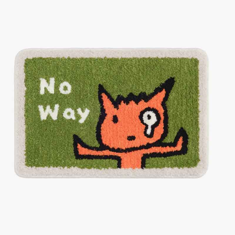 No Way Cartoon Dinosaur Bath Mat - Feblilac® Mat