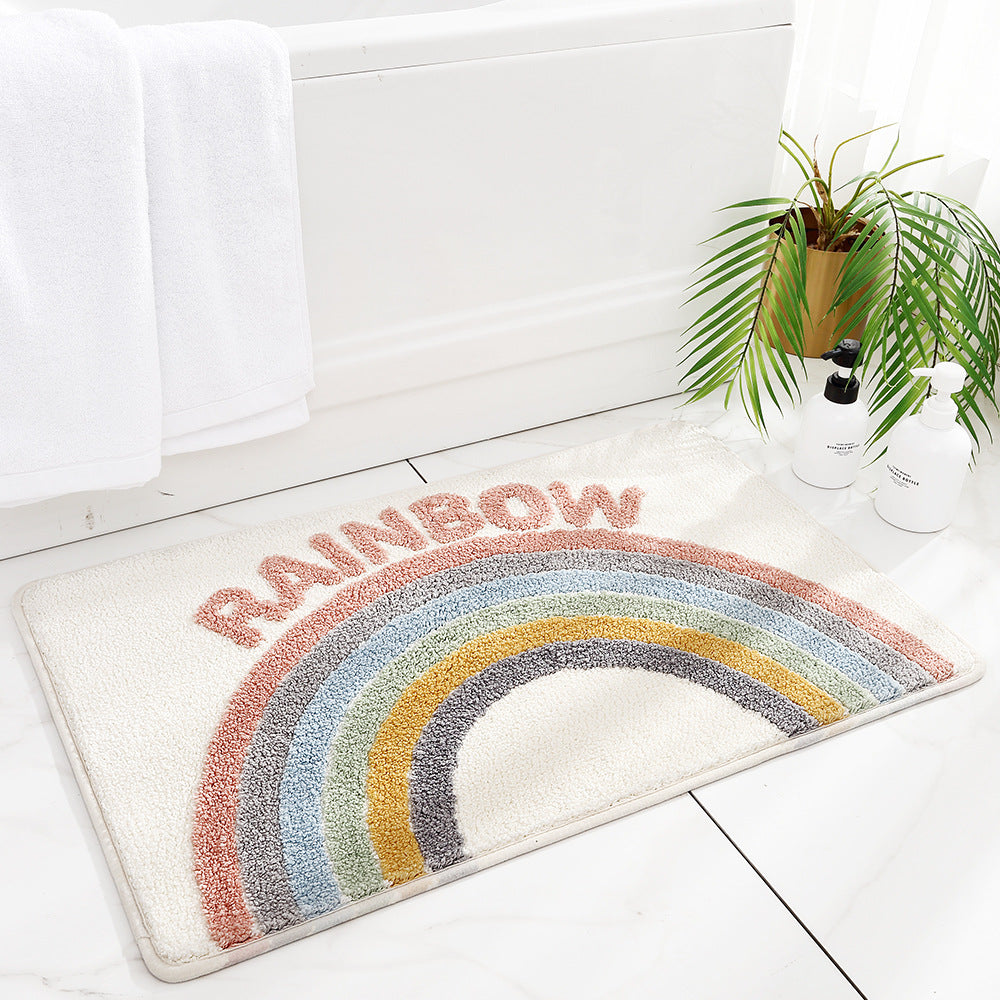 Rectangular Rainbow Bath Mat - Feblilac® Mat