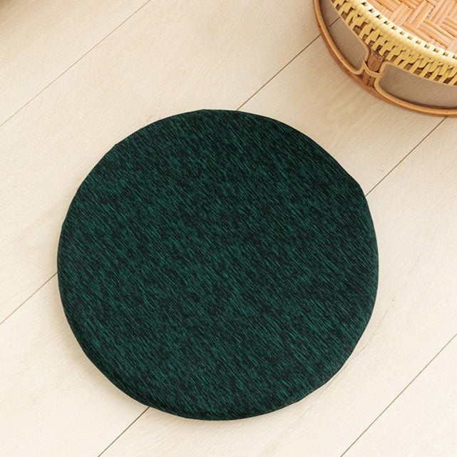 Round Memory Foam Cushion, Solid Color
