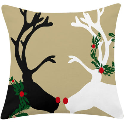 Christmas Pillow Cover, Throw Pillows Decor, Christmas Decorations 17.7"x17.7" - Feblilac® Mat