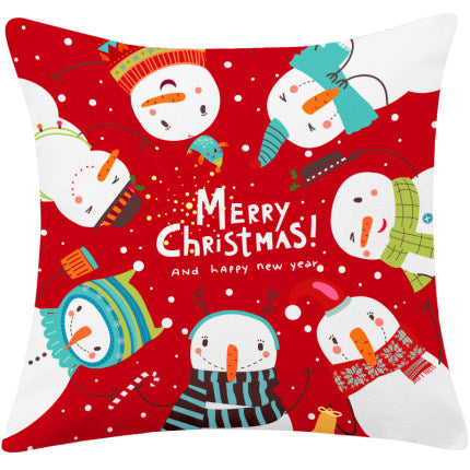 Christmas Pillow Cover, Throw Pillows Decor, Christmas Decorations 17.7"x17.7" - Feblilac® Mat