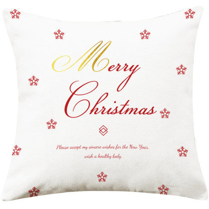 Christmas Pillow Cover, Throw Pillows Decor, Christmas Decorations 17.7"x17.7" - Feblilac® Mat