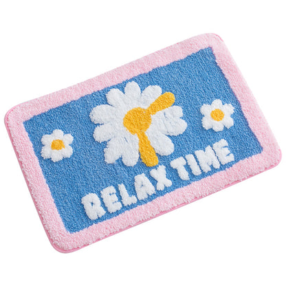 Feblilac Relax Time Daisy Bath Mat - Feblilac® Mat