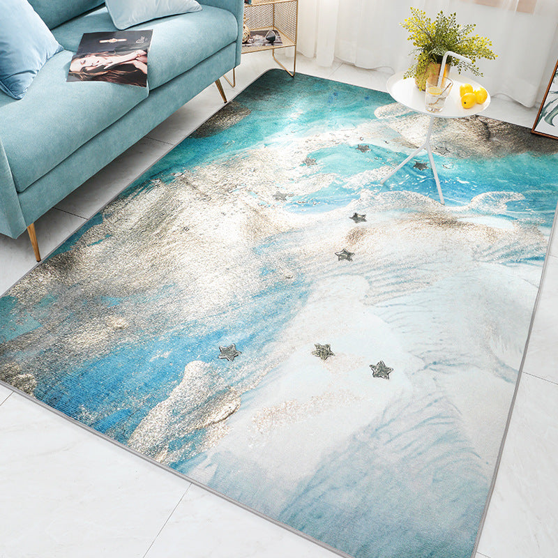 Feblilac Hairless Abstract Star River Mat Rug Carpet - Feblilac® Mat