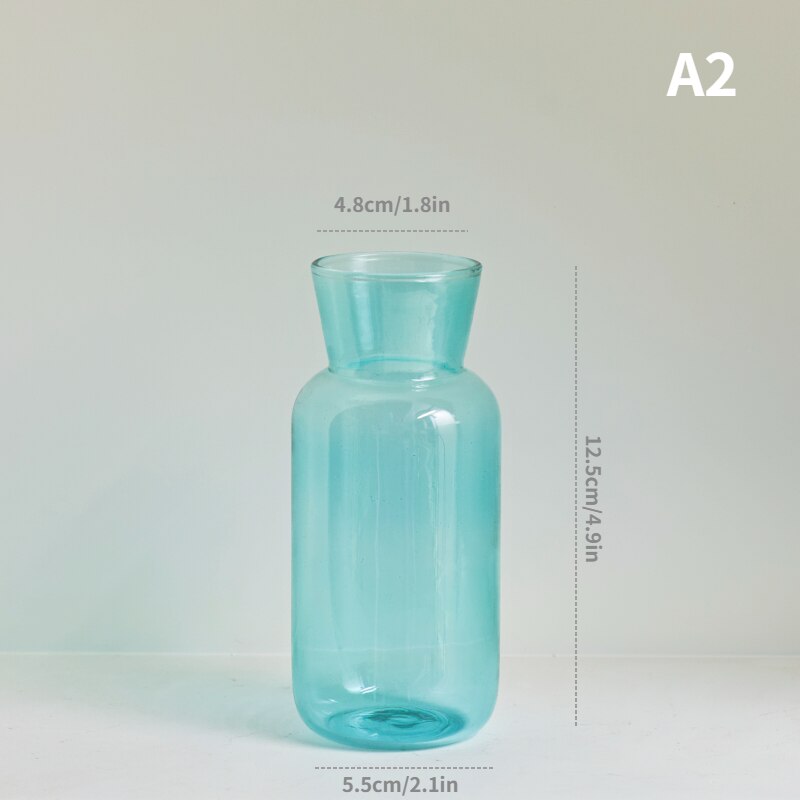 Gradient Coloured Glass Vase