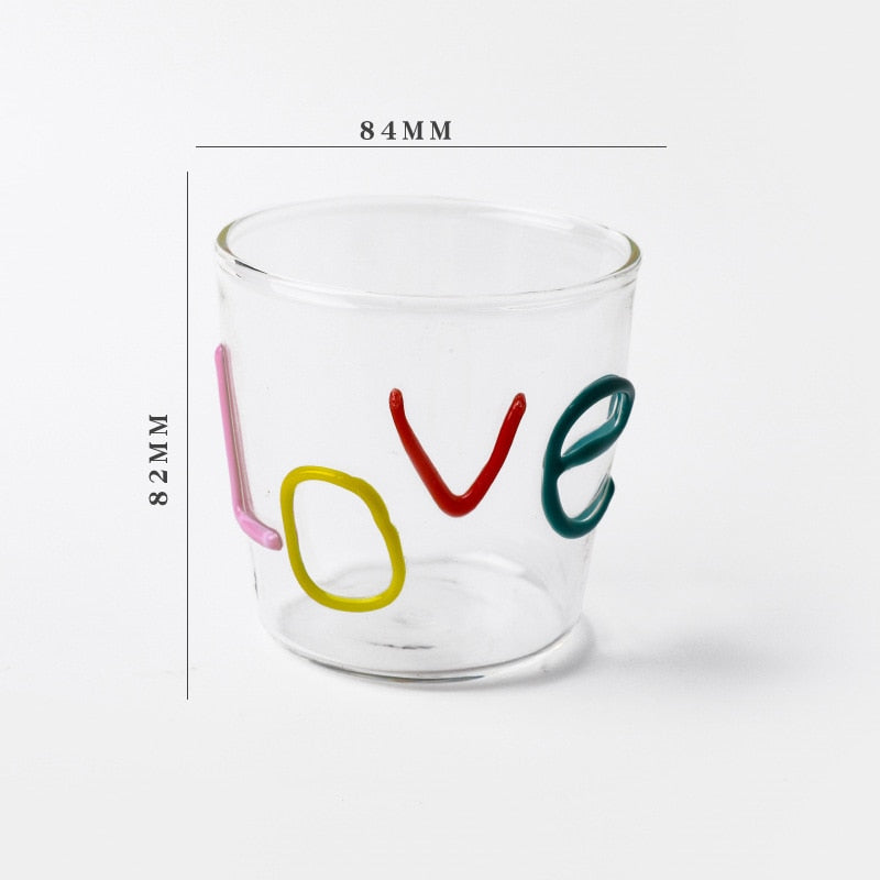 Miss Love Glass Cup