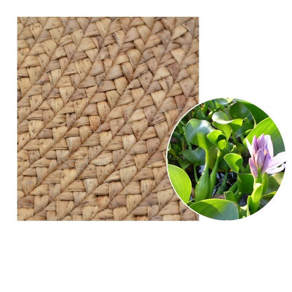 Hand Woven Round Carpets Handmade Water Reed Rattan Rugs for Bedroom Natural Plants Living Room Round Rug Vintage Home Floor Mat