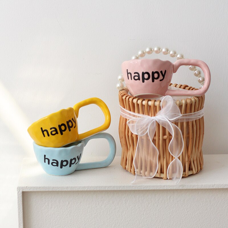 Happy Wide Mug