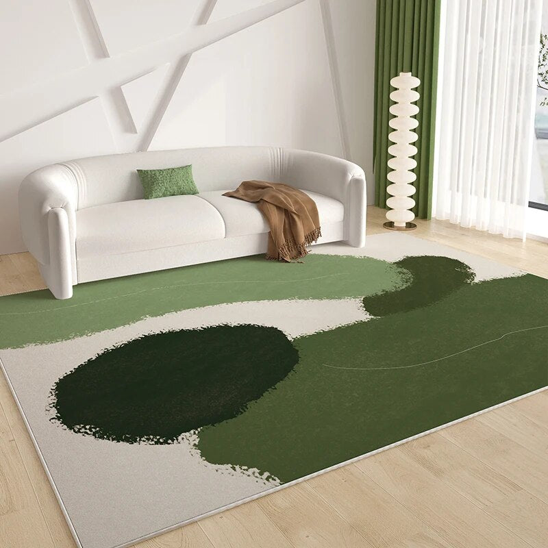 Green French Style Carpets for Living Room Decoration Rugs for Bedroom Decor Carpet Non-slip Area Rug Home Sho - view 9