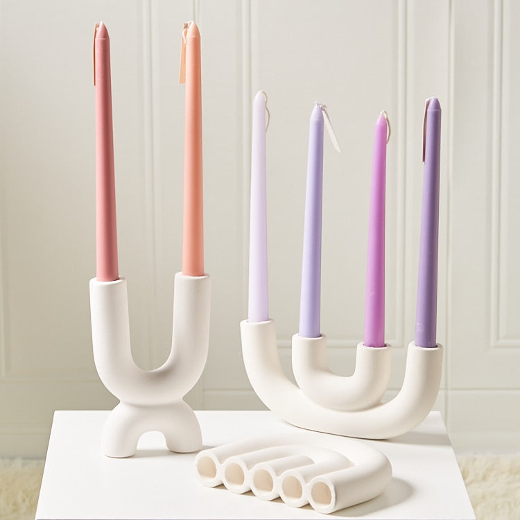 Ceramic Arch Candleholder