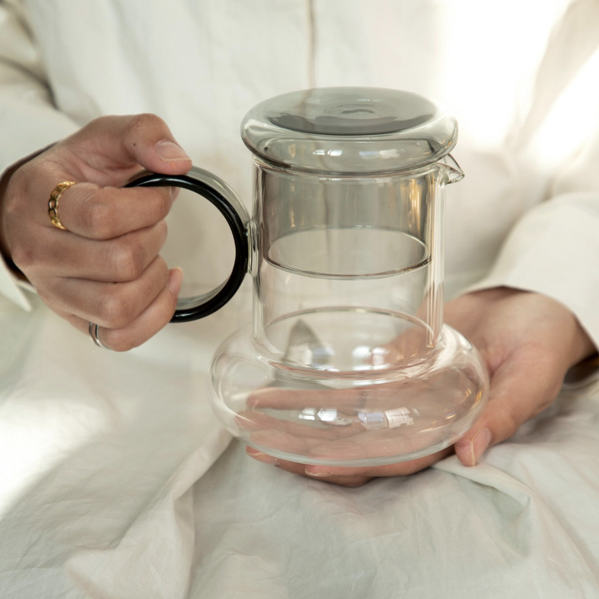 Chubby Glass Teapot