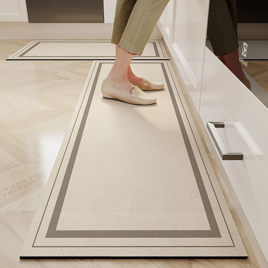 Absorbent Kitchen Floor Mat Non-slip Diatom Mud Quick-drying Oil-absorbing Anti-falling Foot Mat Long Toilet Bathroom Mat