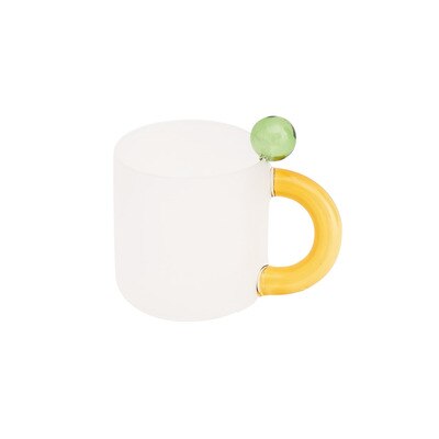 Frosted Glass Candy Mug with Globe