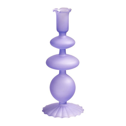 Opaque Glass Candle Holder - Mermaid