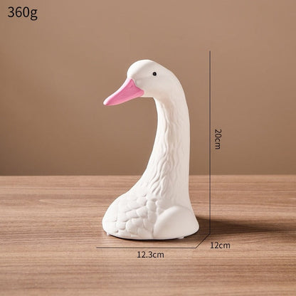 Swan Ceramic Vase