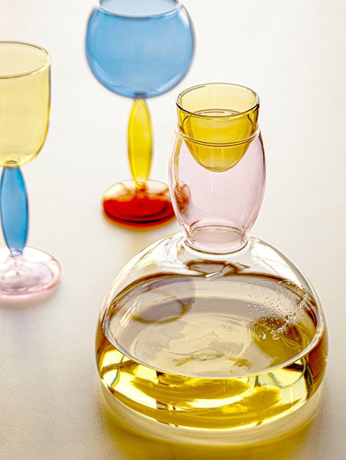 Borosilicate 3-tone Glassware - Wine decanter - view 2