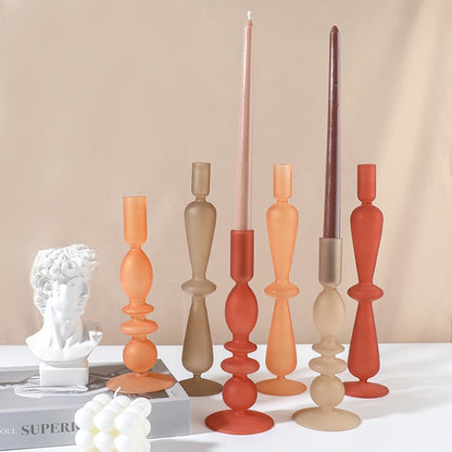 Opaque Candle Holders - Warm tone