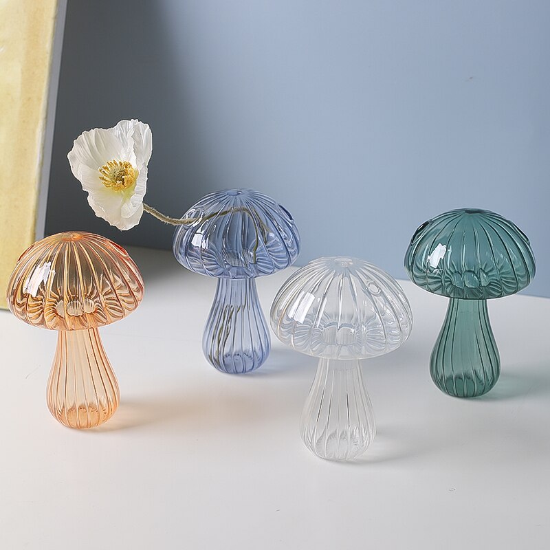 Mushroom Glass Vase - view 2