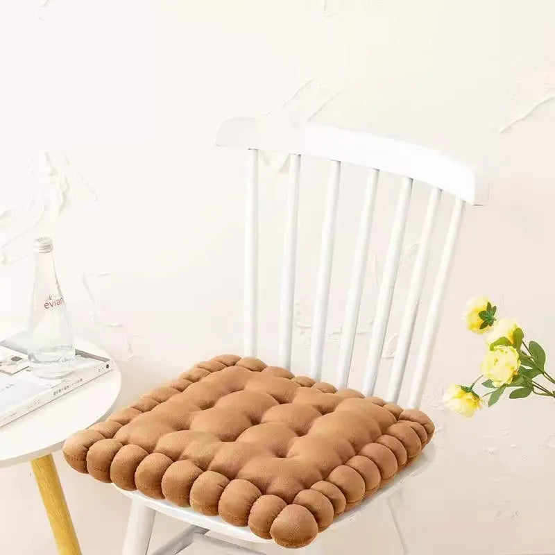 Biscuit Square Mat Milk wool Floor Seat Cushion Back Cushion Short velvet Floor Mat For Living Room Sofa Home decoration