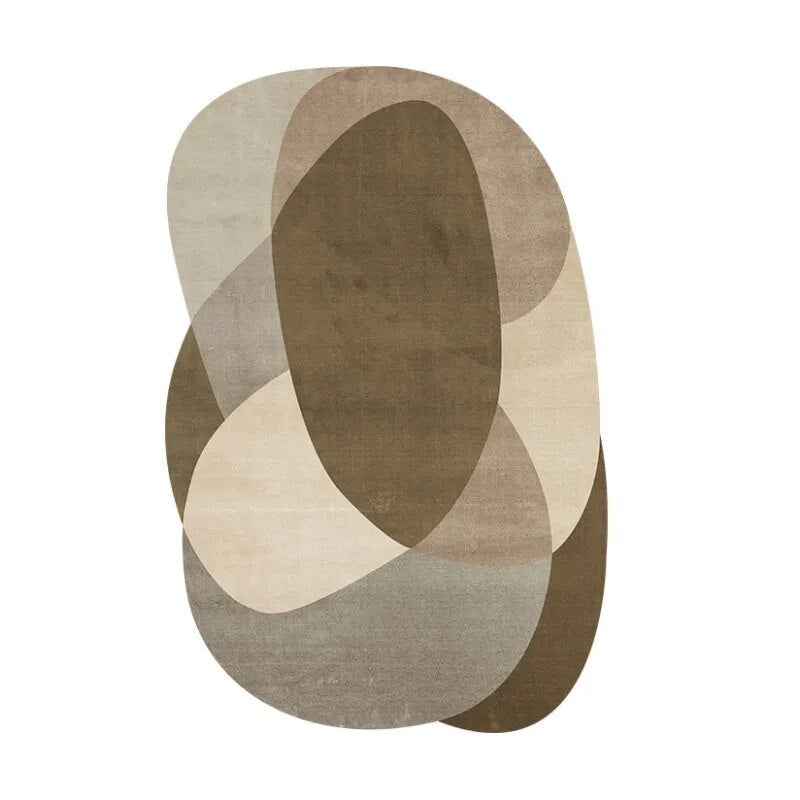Large Area Carpets for Living Room Irregular Lounge Rug Nordic Bedroom Decor Non-slip Carpet Home Cloakroom Sh - view 15